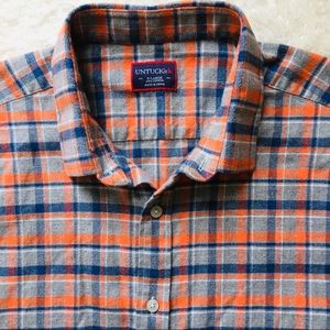 UNTUCKIt Plaid Flannel Shirt